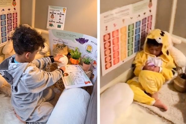 "Góc tĩnh tâm" của bà mẹ giúp trẻ nghe lời ngay tức khắc