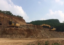 Khai thác khoáng sản quá độ sâu được phép, doanh nghiệp bị phạt 185 triệu đồng