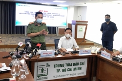 Công an TP Hồ Chí Minh họp báo thông tin việc khởi tố vụ án làm lây lan dịch bệnh Covid-19