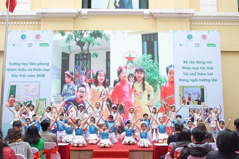 Hà Nội: 21 trường học tiên phong phân loại, giảm thiểu rác