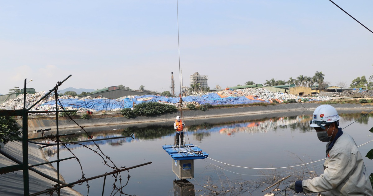 Chính thức thí điểm khử mùi bãi rác Nam Sơn bằng công nghệ Nhật Bản