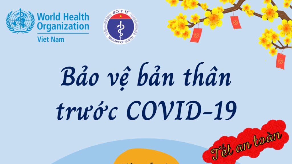 Bộ Y tế khuyến cáo người dân đeo khẩu trang khi đi mua sắm Tết