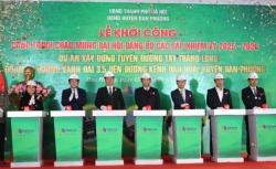 Khởi công tuyến đường Tây Thăng Long đoạn qua huyện Đan Phượng