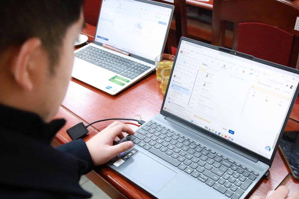 Xã đầu tiên triển khai thí điểm “Bàn làm việc số HanoiWork”