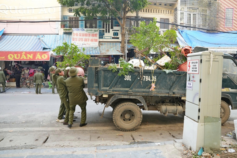 Sơn Tây tiếp tục đẩy mạnh giải quyết điểm nghẽn về trật tự đô thị