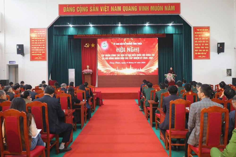 Phường Tùng Thiện sẵn sàng cho ngày bầu cử