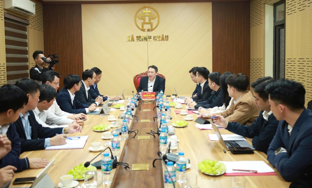 Xã Minh Châu tăng tốc chuyển đổi số từ nền tảng chính quyền 2 cấp