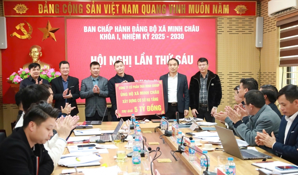 Hành trình chuyển đổi số, xây dựng xã thông minh của Minh Châu nhận được sự đồng hành từ nhiều tổ chức, đơn vị, doanh nghiệp.