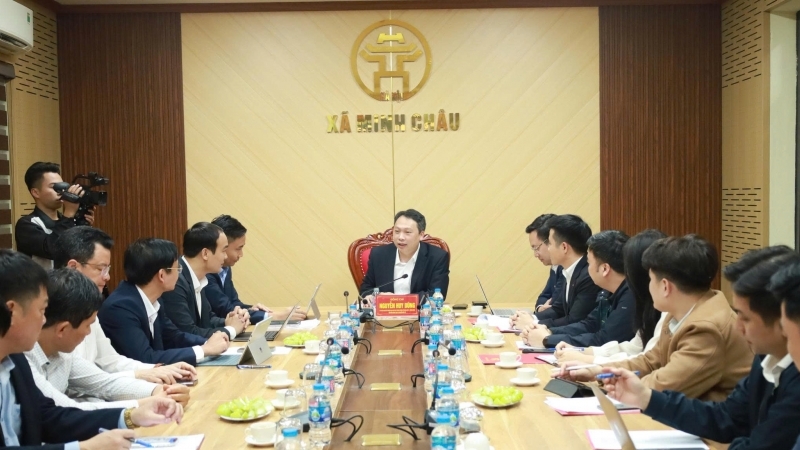 Xã Minh Châu tăng tốc chuyển đổi số từ nền tảng chính quyền 2 cấp