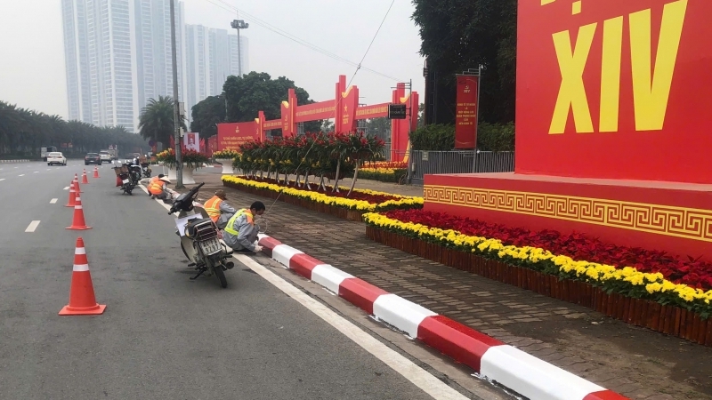 Hà Nội duy tu hệ thống kết cấu hạ tầng giao thông phục vụ Đại hội XIV của Đảng