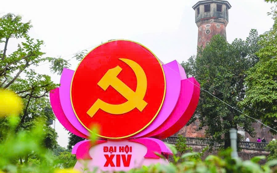 Cán bộ, đảng viên, Nhân dân xã Đoài Phương hướng về Đại hội Đảng