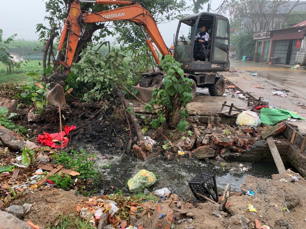 Xã Minh Châu nỗ lực cải thiện môi trường, cảnh quan. 