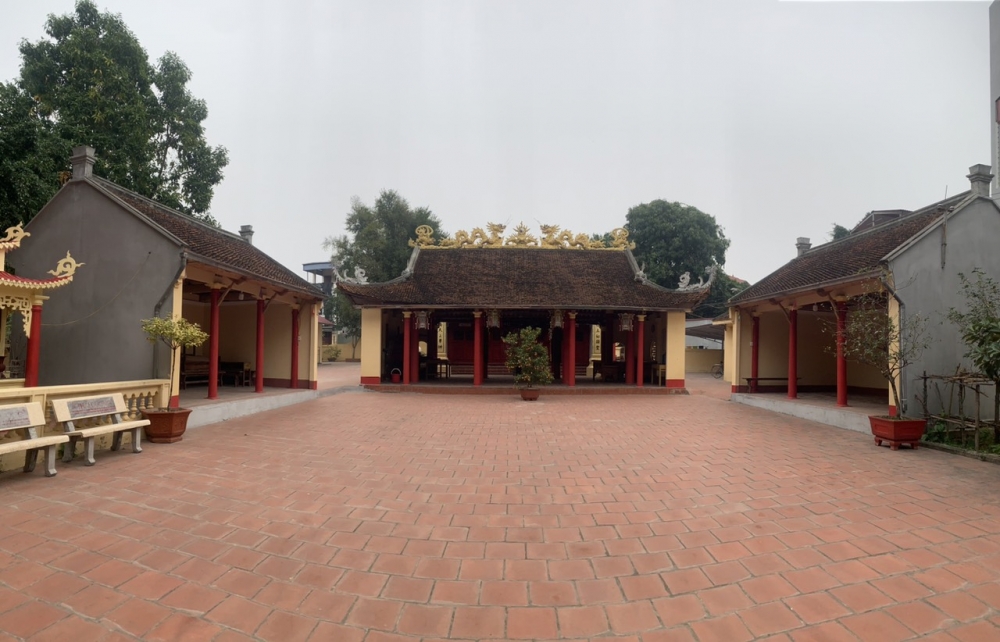 Đình làng Mai Trai được xây dựng, tôn tạo từ tiền công đức của đền Và