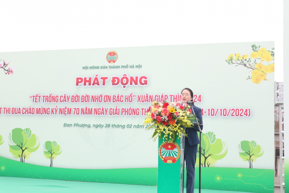  Chủ tịch Hội nông dân thành phố Hà Nội Phạm Hải Hoa 