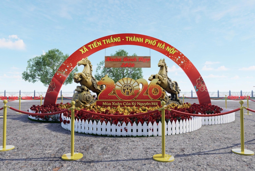 Xã Tiến Thắng: Khánh thành nhiều công trình văn hóa – thể thao đón Xuân Bính Ngọ