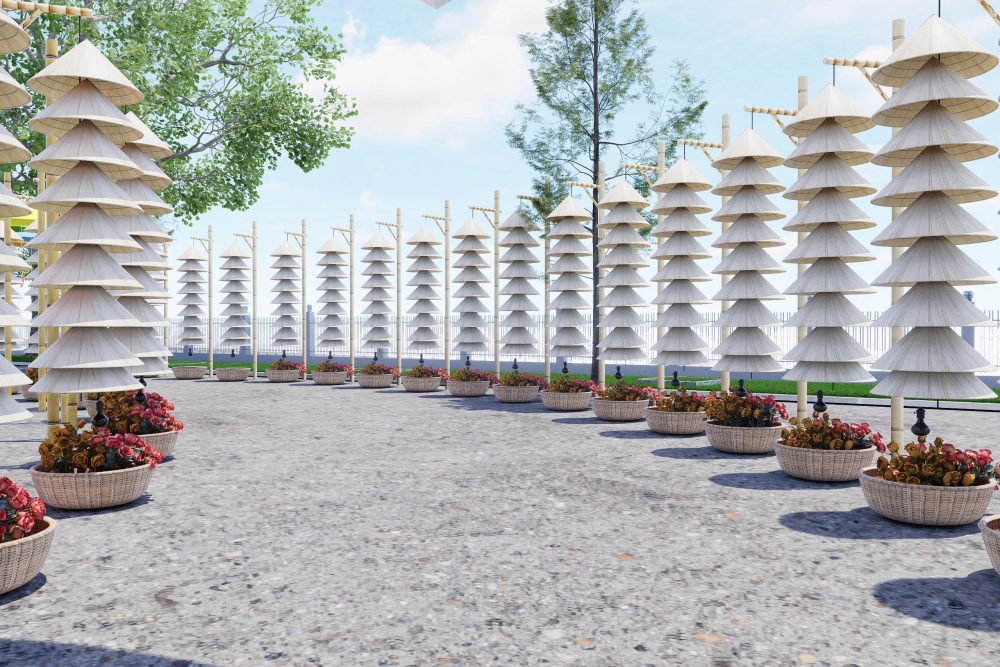 Con đường đậm tính nghệ thuật, sáng tạo.