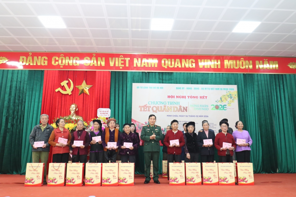 “Tết quân dân” ở Minh Châu – khắc sâu hình ảnh người lính trong giai đoạn mới