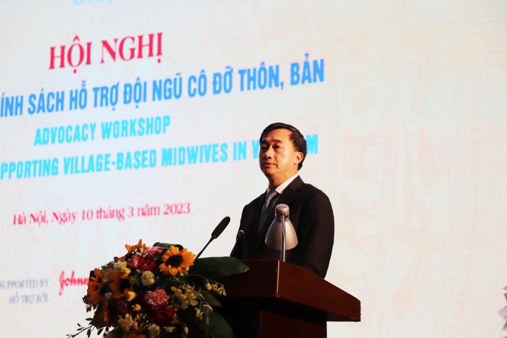 Thứ trưởng Bộ Y tế GS.TS.Trần Văn Thuấn phát biểu tại Hội nghị