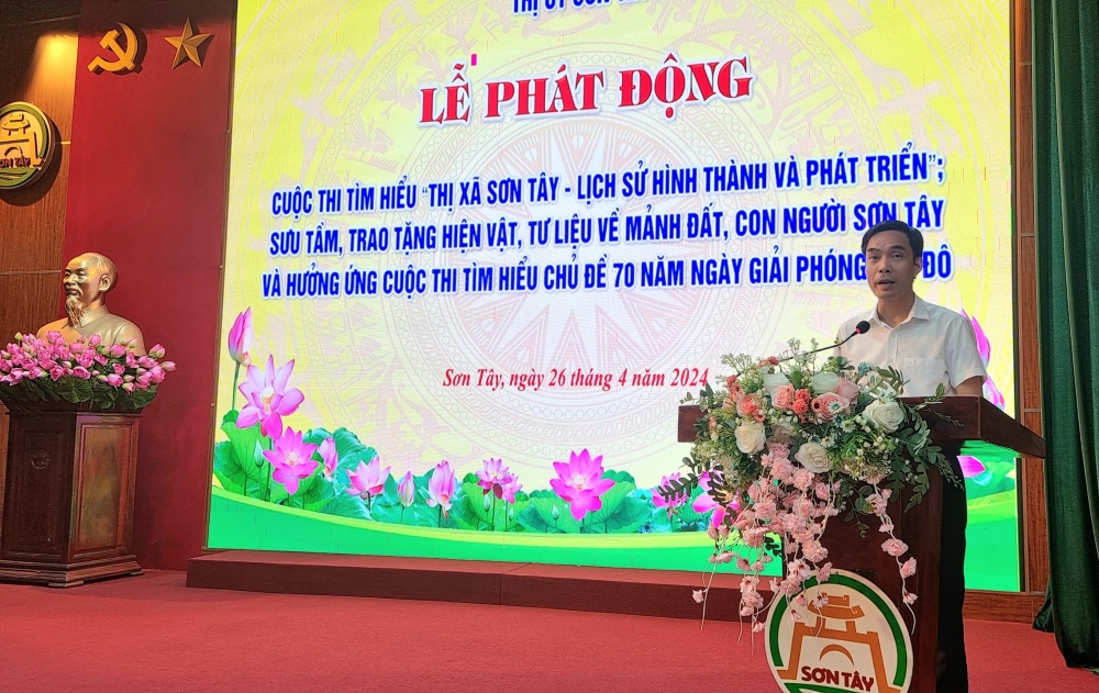 Sơn Tây phát động các cuộc thi hướng tới 70 năm Ngày Giải phóng Thủ đô