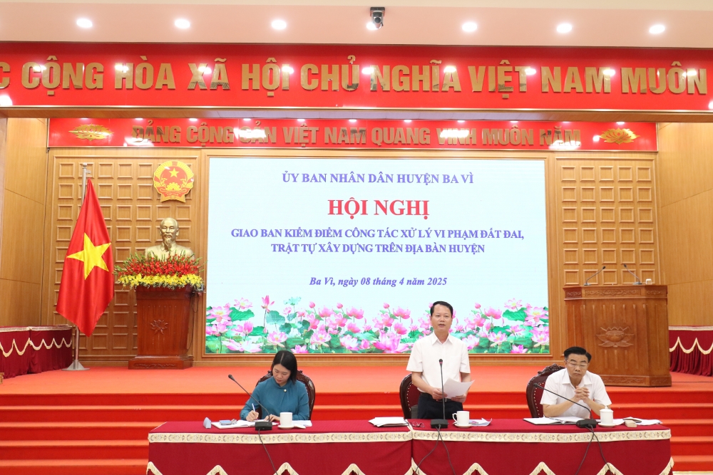 Huyện Ba Vì sử dụng flycam để quản lý đất đai, Ttxd