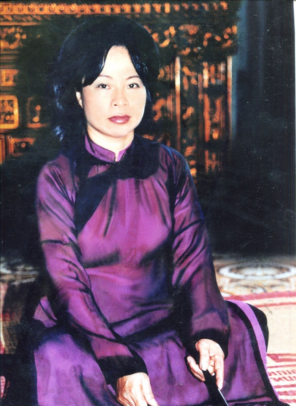 Ca nương Bạch Vân dành trọn tâm huyết cho ca trù (ảnh chụp lại)