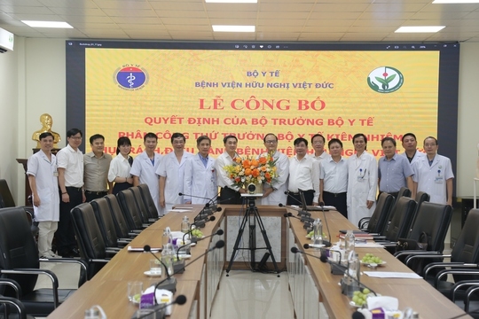 Thứ trưởng Bộ Y tế kiêm nhiệm phụ trách, điều hành Bệnh viện Việt Đức