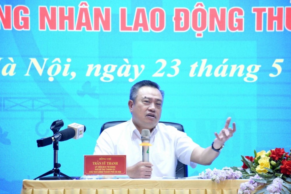 Chủ tịch UBND thành phố Hà Nội mong công nhân 