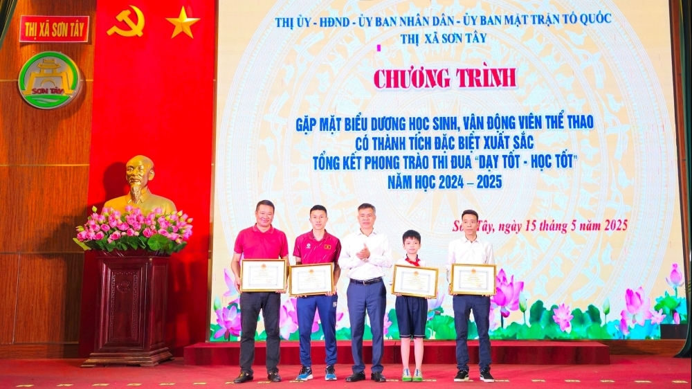 Học sinh Sơn Tây giỏi văn hóa, mạnh thể thao