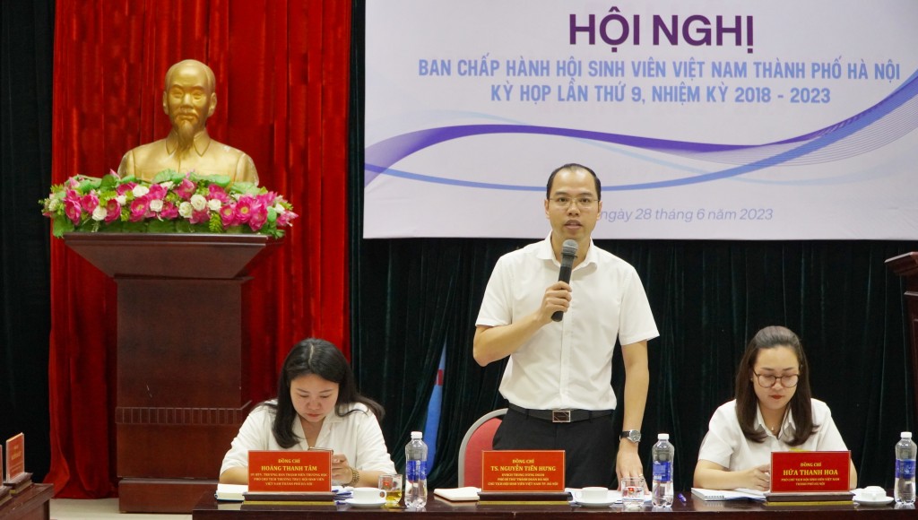 Hội sinh viên Việt Nam thành phố Hà Nội có hai tân Phó Chủ tịch