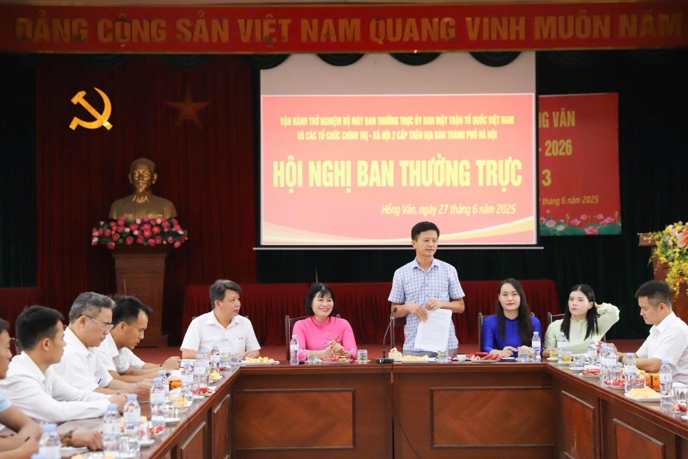 MTTQ xã Hồng Vân sẵn sàng bước vào giai đoạn mới