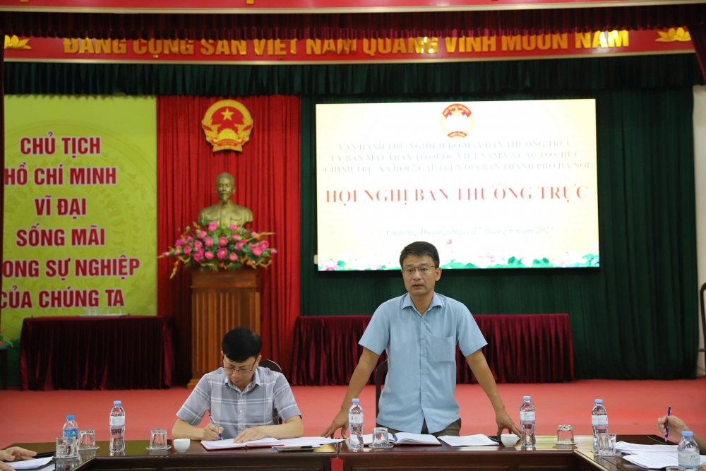 Vận hành thử nghiệm bộ máy Uỷ ban MTTQ xã Chương Dương