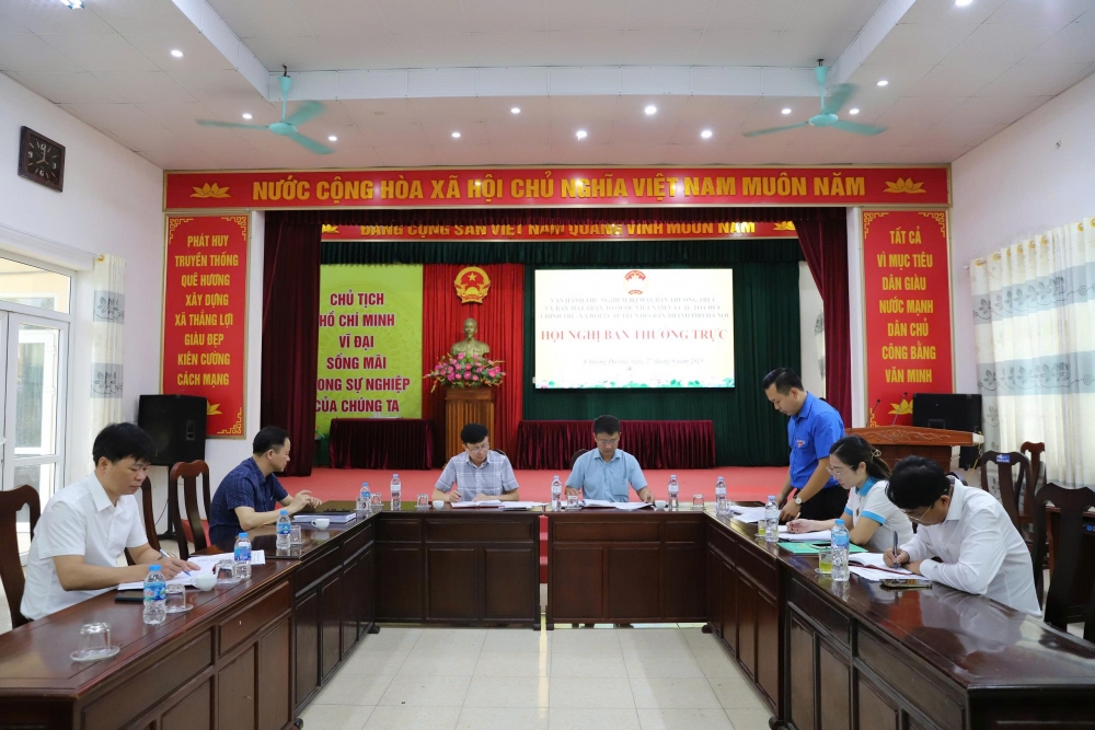 Vận hành thử nghiệm bộ máy Uỷ ban MTTQ Việt Nam xã Chương Dương