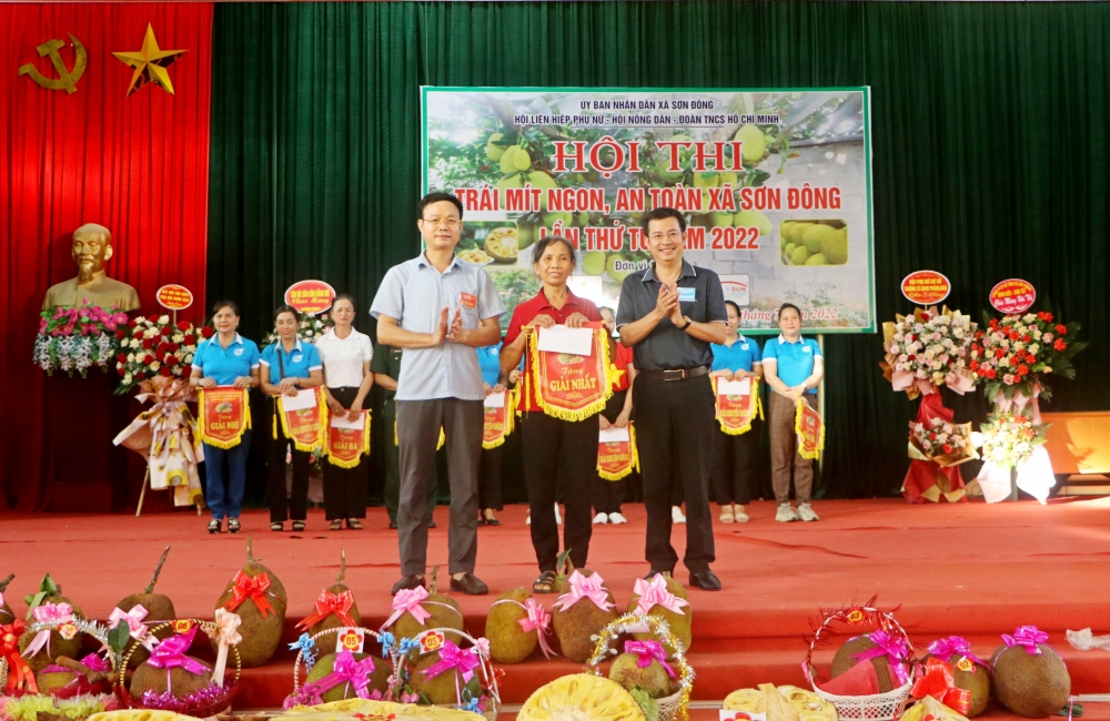  Ban tổ chức trao 1 giải nhất cho đội thôn Tây Ninh