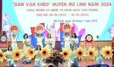 Sổi nổi Hội thi “Dân vận khéo” huyện Mê Linh