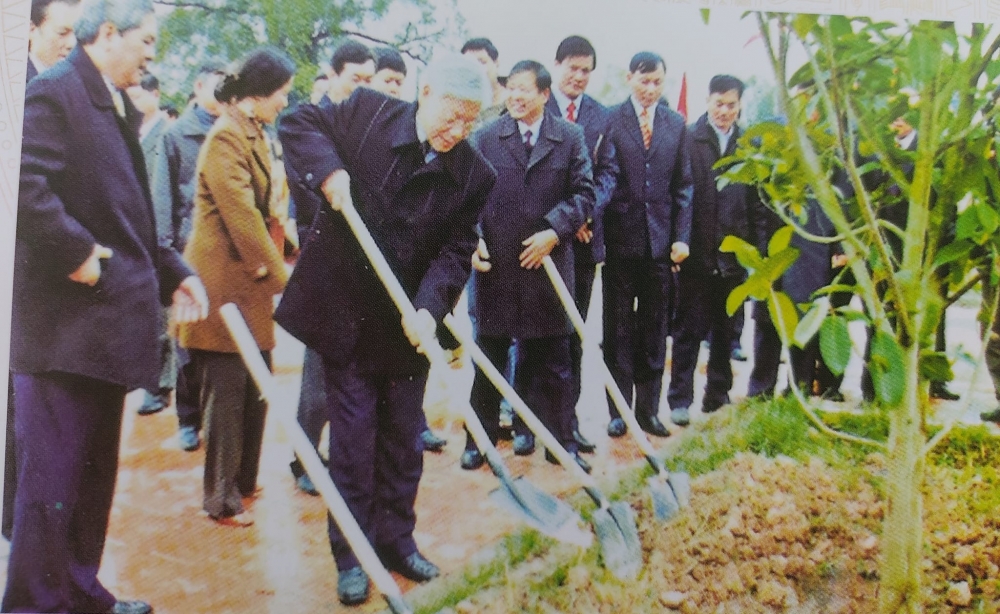 Kỷ niệm Tổng bí thư Nguyễn Phú Trọng chúc Tết tại huyện Thường Tín