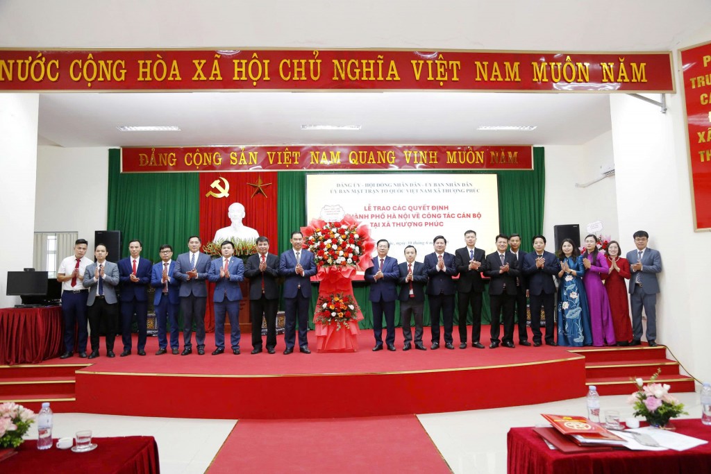 Đồng chí Tạ Hữu Thọ giữ chức Bí thư Đảng ủy xã Thượng Phúc