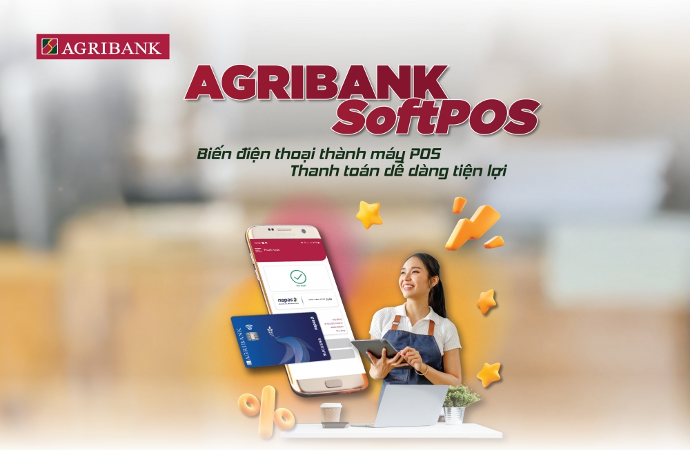 Agribank ra mắt giải pháp thanh toán di động SoftPOS