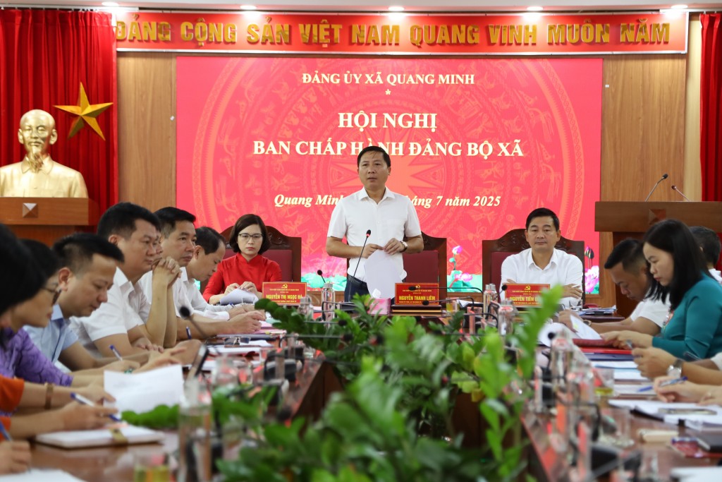 Thường trực Đảng ủy xã Mê Linh hiện tại gồm đồng chí Nguyễn Thanh Liêm, Thành ủy viên, Bí thư Đảng ủy; đồng chí Nguyễn Thị Ngọc Hà, Phó Bí thư Thường trực Đảng ủy