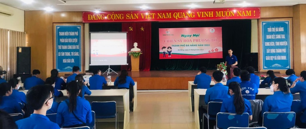Phát động Ngày hội “Chiến sỹ tình nguyện Hoa phượng đỏ” TP Đà Nẵng năm 2022 (ảnh Tuổi trẻ Đà Nẵng)