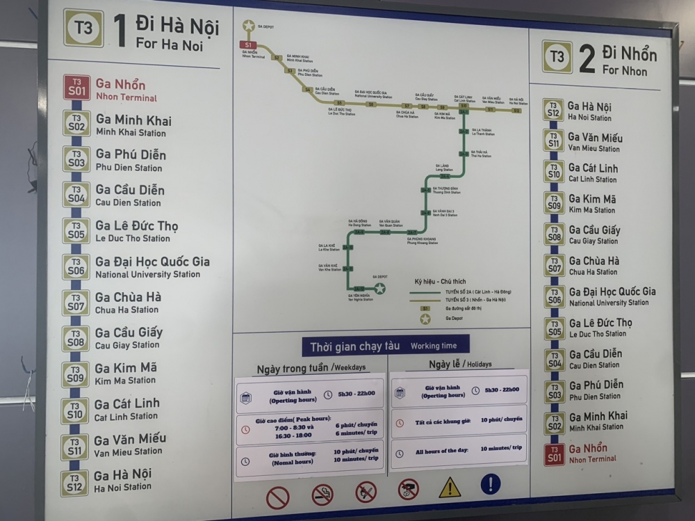 Người dân háo hức trước ngày tuyến metro Nhổn - Ga Hà Nội vận hành