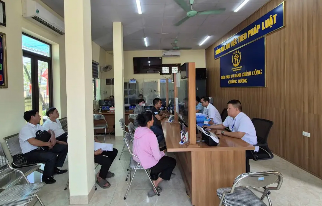 Xã Chương Dương: Lấy người dân làm làm trung tâm phục vụ