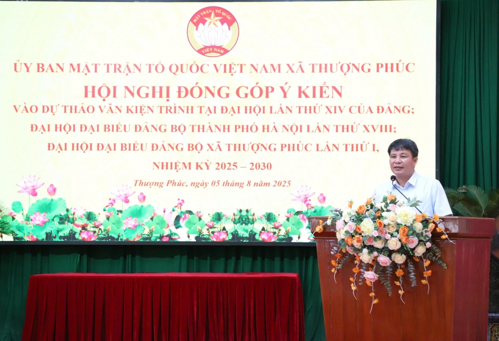đồng chí Đặng Hữu Hiệp, Phó bí thư thường trực Đảng ủy xã Thượng Phúc ghi nhận, đánh giá cao các ý kiến tâm huyết, trách nhiệm của đại biểu