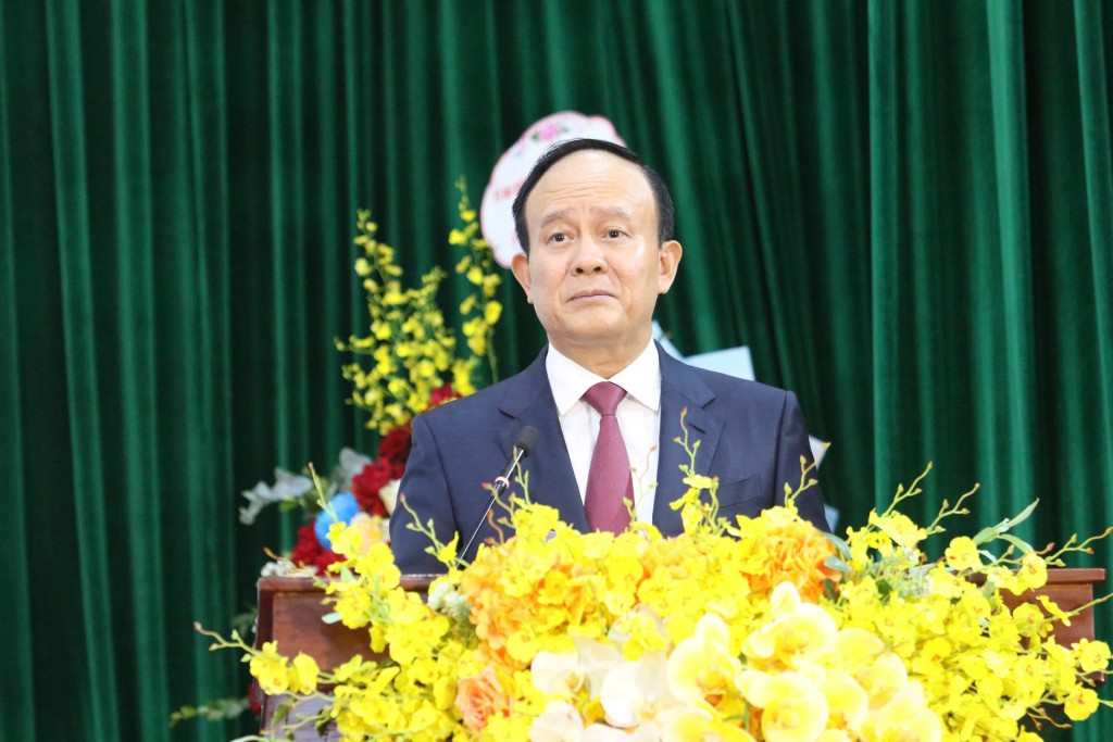 Phó Bí thư Thành ủy, Chủ tịch HĐND thành phố Nguyễn Ngọc Tuấn phát biểu chỉ đạo tại Đại hội