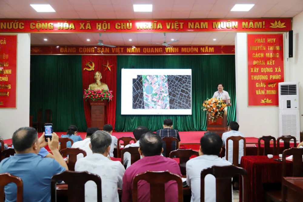 Xã Thượng Phúc lấy ý kiến người dân về xây dựng đường sắt Bắc - Nam