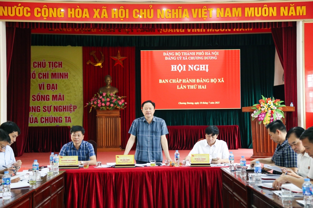 Đảng uỷ xã tổ chức hội nghị BCH triển khai kế hoạch tổ chức đại hội