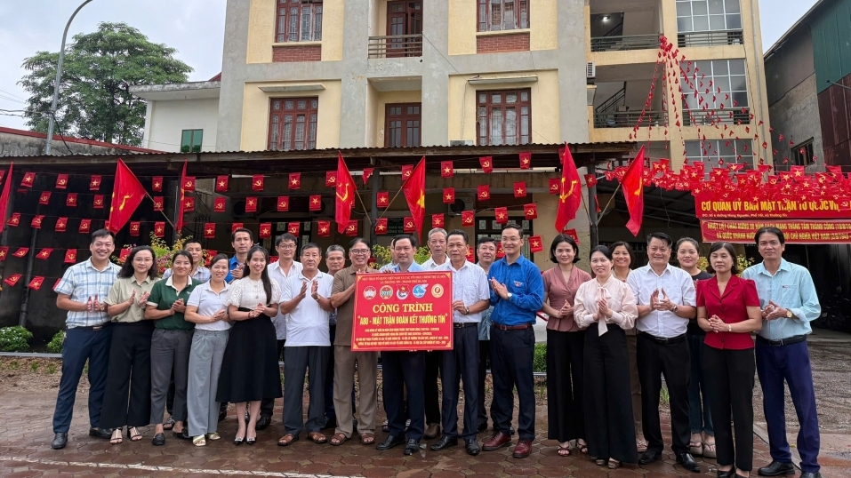 Độc đáo công trình "A80 - Mặt trận đoàn kết Thường Tín"