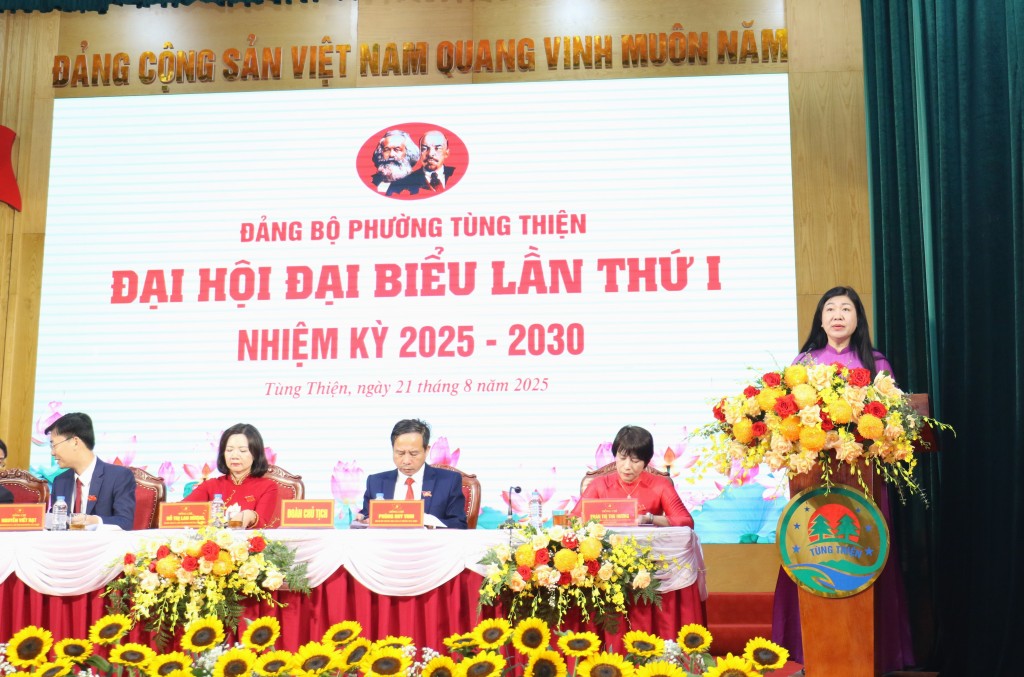 Xây dựng phường Tùng Thiện giàu đẹp, văn minh