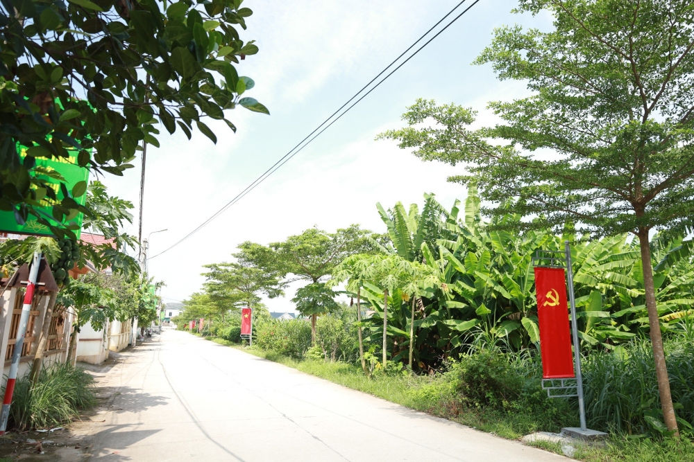 Xã Minh Châu rạng rỡ cờ hoa đón Quốc khánh