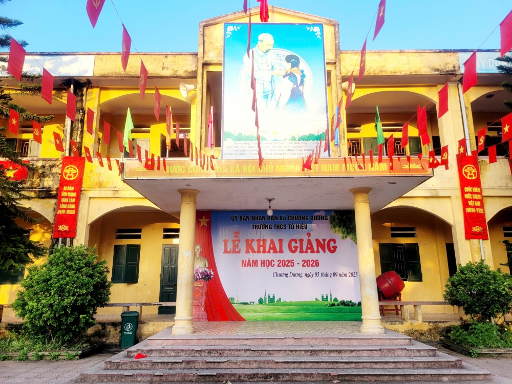 Xã Chương Dương sẵn sàng cho năm học mới 2025-2026.