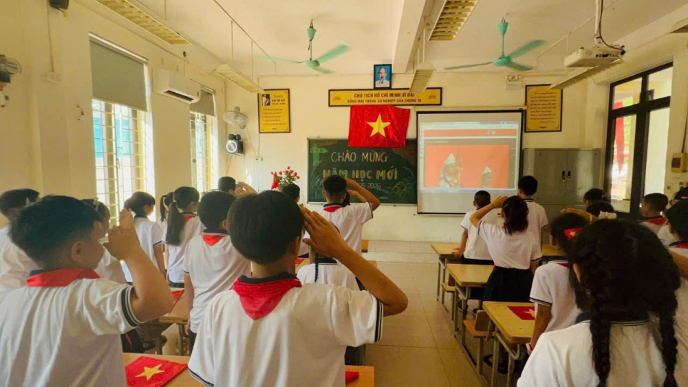 Năm học mới, khí thế mới tại phường Sơn Tây